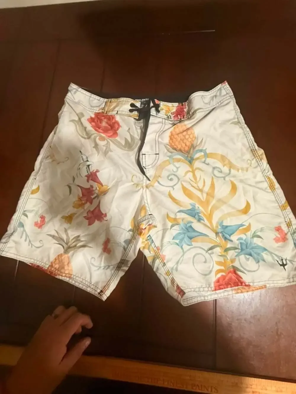 Osklen Surfing Basic Aqualight Boardshorts Size USA 30 Floral Pineapple